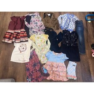 bundle of sz 6 girls clothing Crewcuts Hanna Andersson mini Boden Janie and jack
